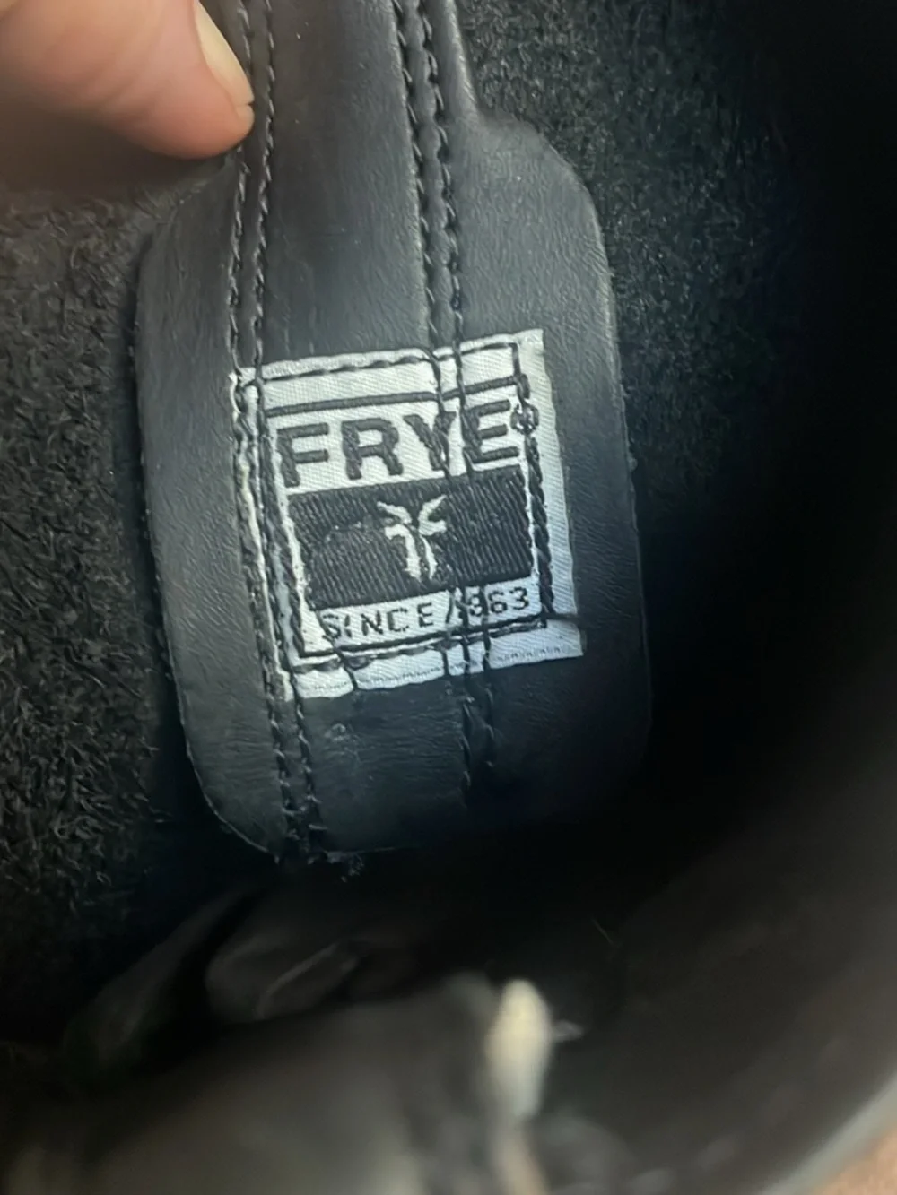 Men’s Frye Black Leather 12R Harness Boots